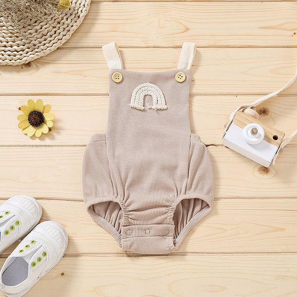 Fleece Zip-Up Baby Romper